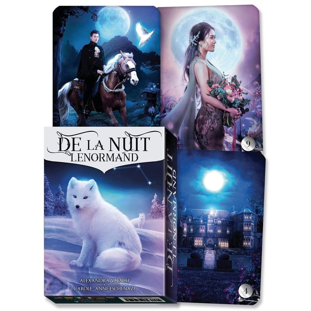 De La Nuit Lenormand Deck by Carole-Anne Eschenazi, Alexandra V. Bach, SKU LW2188, UPC 700317354604