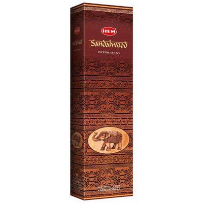 16&quot; Sandalwood Jumbo Hem Incense Sticks (6 Pack Case - 10 Sticks Each Pack), SKU C01-03-hem jumbo-S…