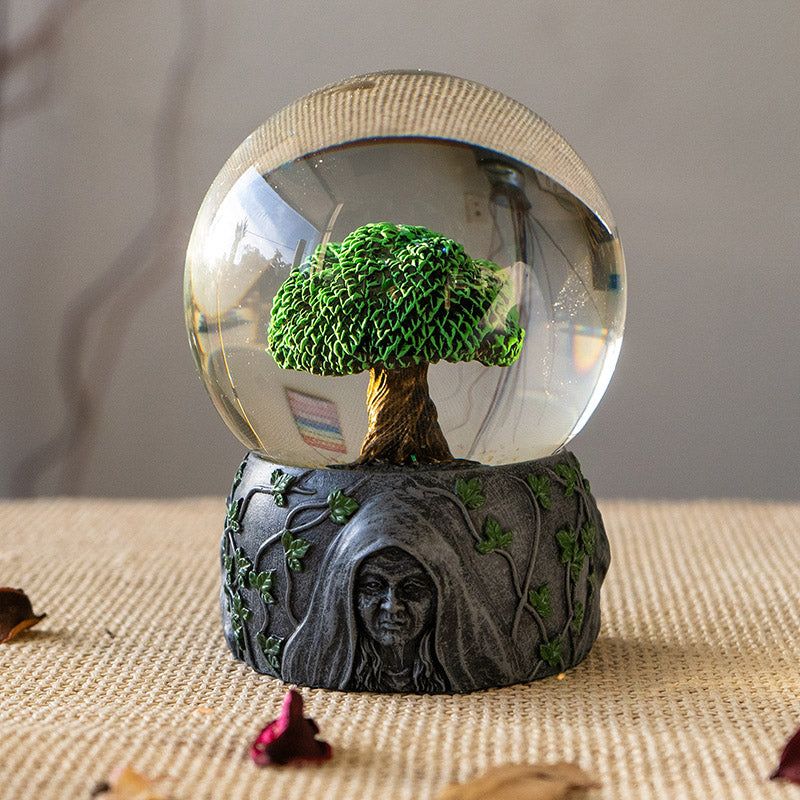 5&quot; Tree of Life Water Globe, SKU PG-15606, UPC