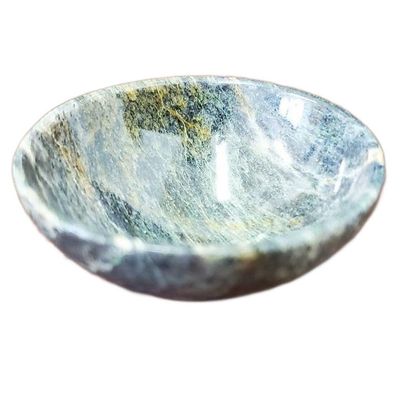2&quot; Blue Aventurine Gemstone Bowl, SKU Bowl-2Blue, UPC
