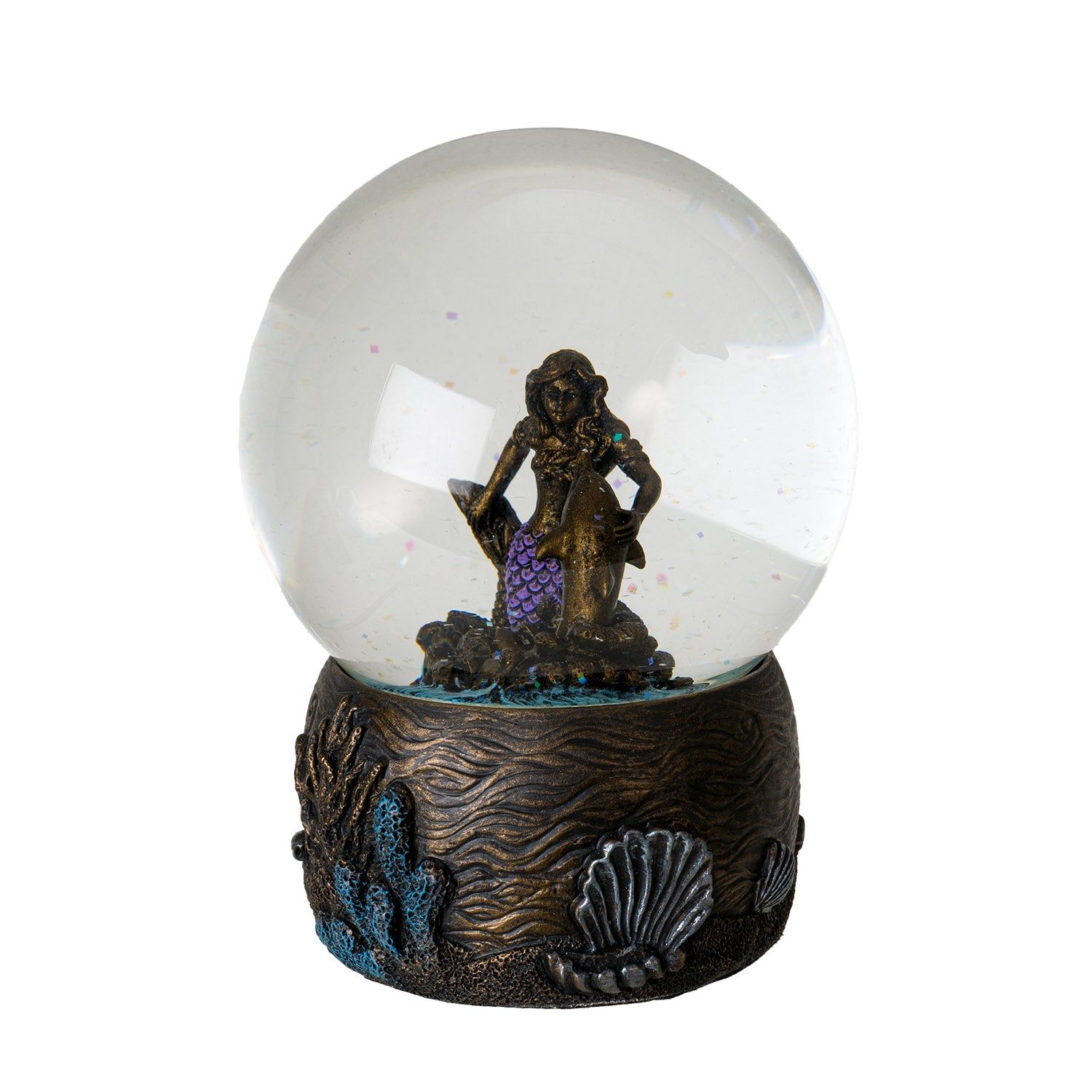 5.3&quot; Mermaid Water Globe, SKU PG-15909, UPC 700317394938