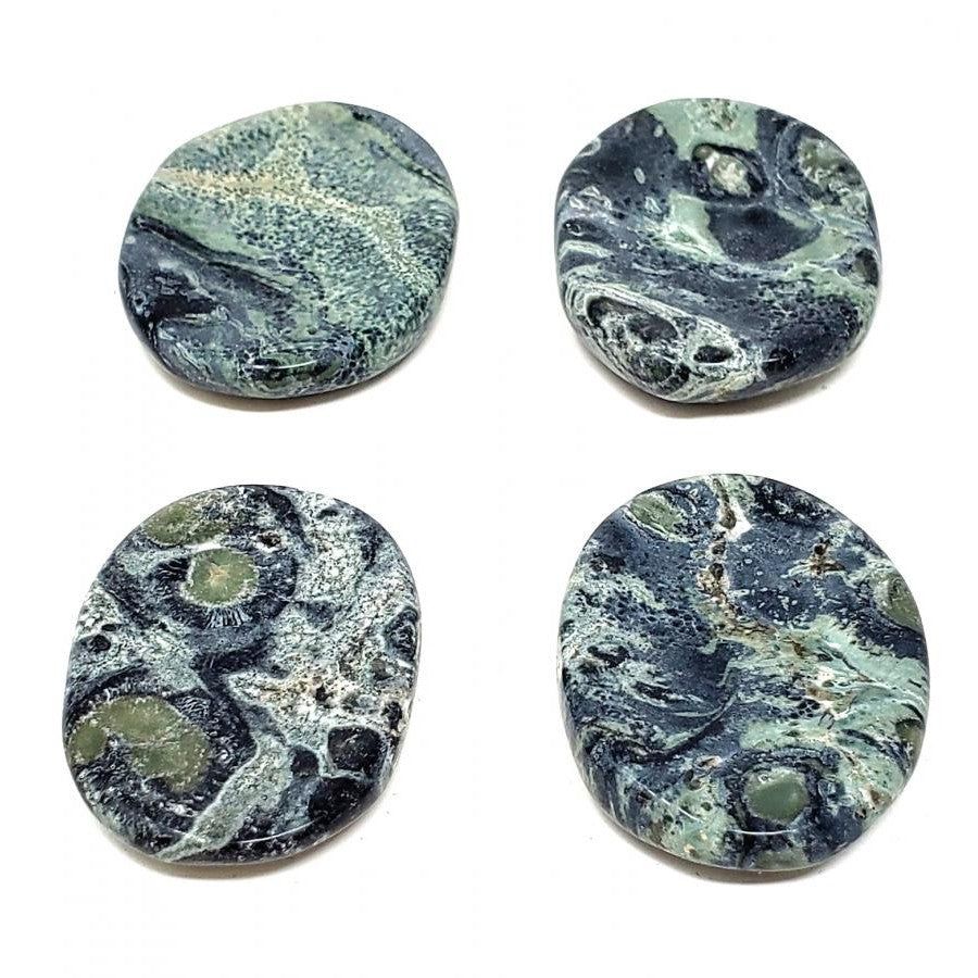 Worry Stone - Kambaba Jasper, SKU U00-16-WOST-16-1, UPC 700317382348