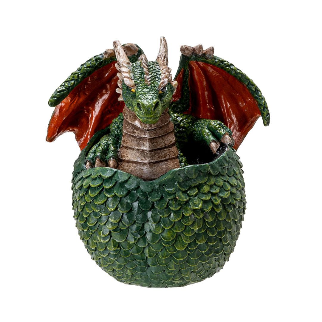 3.5&quot; Green Dragon Hatchling Statue, SKU PG-16215, UPC 700317418924