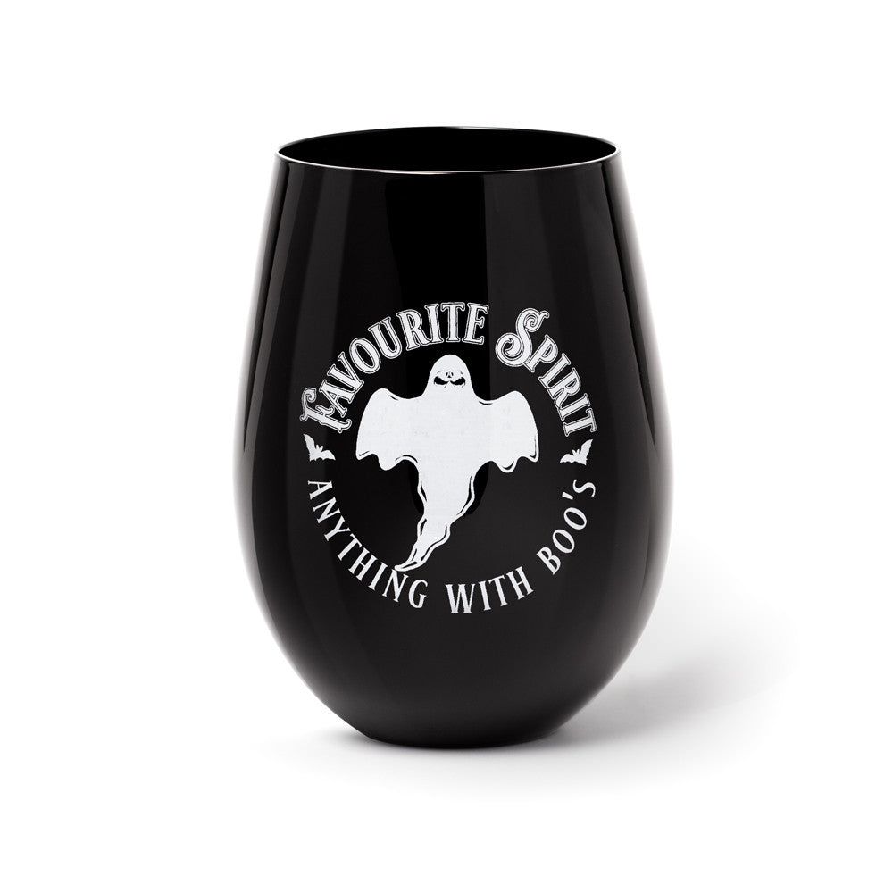 17 oz Black Drinking Glass - Favourite Spirit, SKU AL-SG7, UPC 700317354017