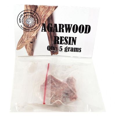 Agarwood Resin 5 Grams, SKU H05-082-AW05, UPC 700317313984