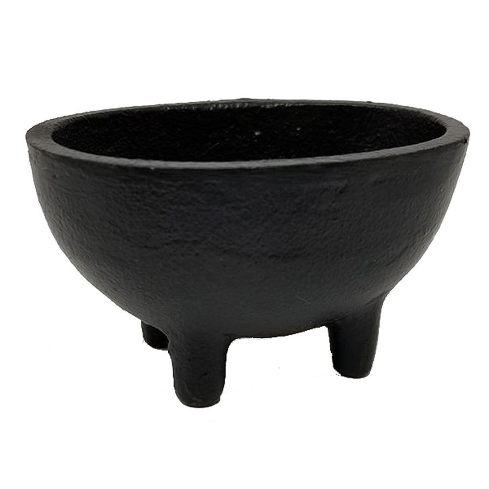 4&quot; Oval Cast Iron Cauldron, SKU BR68, UPC 700317304197