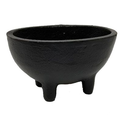 4&quot; Oval Cast Iron Cauldron, SKU BR68, UPC 700317304197