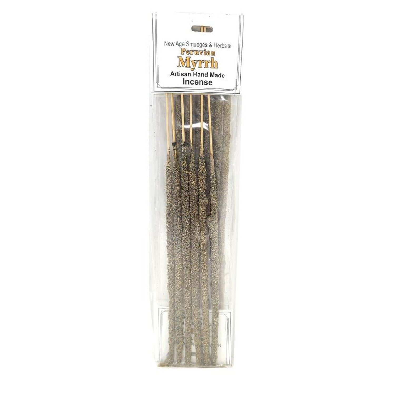 Artisan Handmade Resin &amp; Herb Incense Sticks - Peruvian Myrrh (6 Pack), SKU RI05, UPC 700317375968