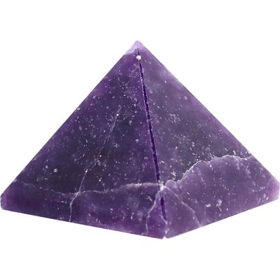25-35 mm Gemstone Pyramid - Lepidolite, SKU KH-63255, UPC 700317312222