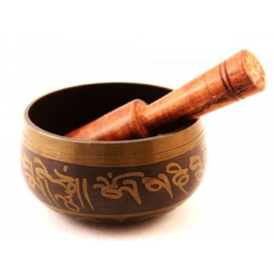 3&quot; Tibetan Singing Bowl with Cushion, SKU G02-SB3, UPC 700317371038