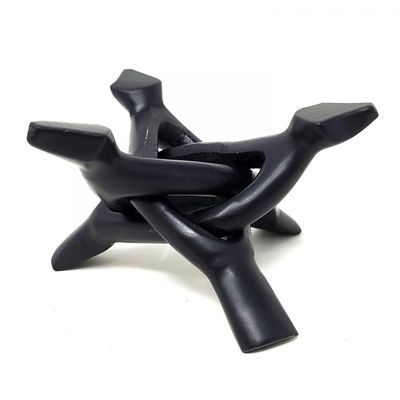 4&quot; Black Metal Tripod Stand, SKU WCAL-4, UPC 700317303695
