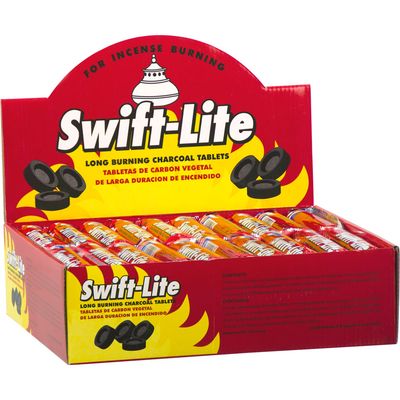 Swift Lite 33 mm Charcoal (60 Rolls/10 Tablets Each Roll), SKU Ccoal-F9G, UPC 700317303329