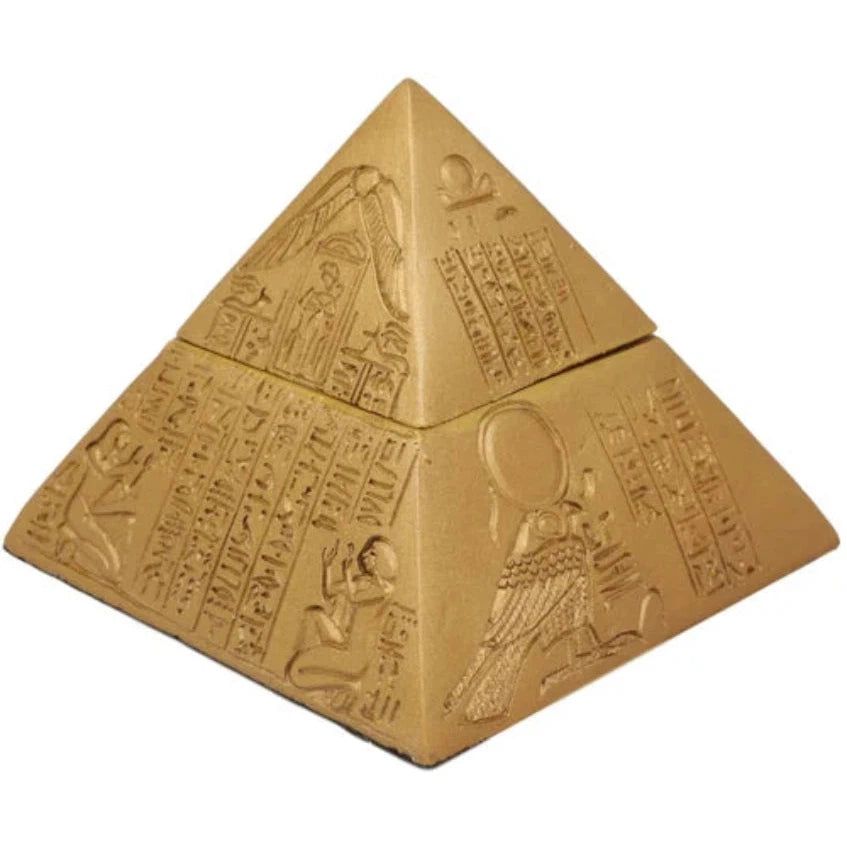 4&quot; Egyptian Pyramid Trinket Box, SKU PG-13462, UPC 700317392736