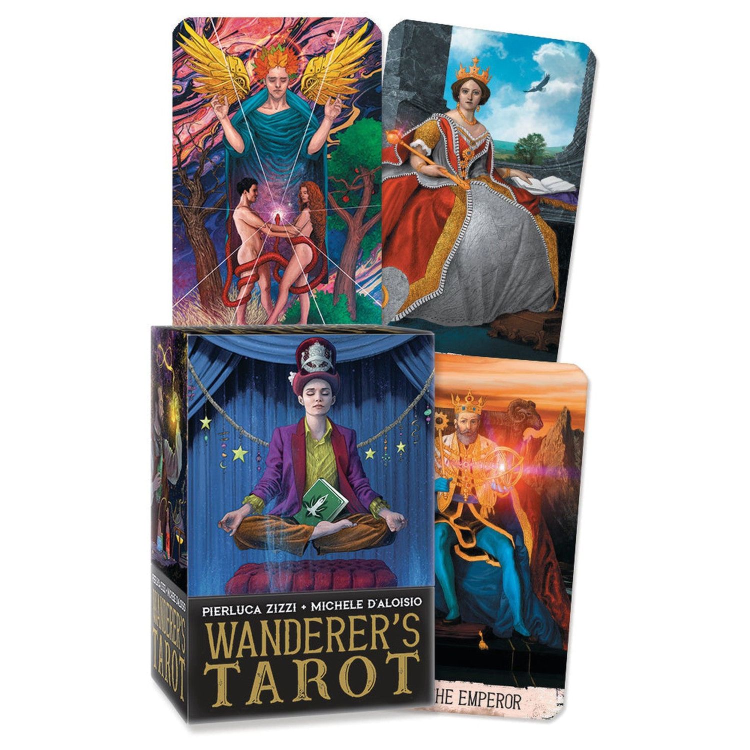 Wanderer&#39;s Tarot by Pierluca Zizzi, Michele D&#39;Aloisio, SKU LW2138, UPC 700317313359