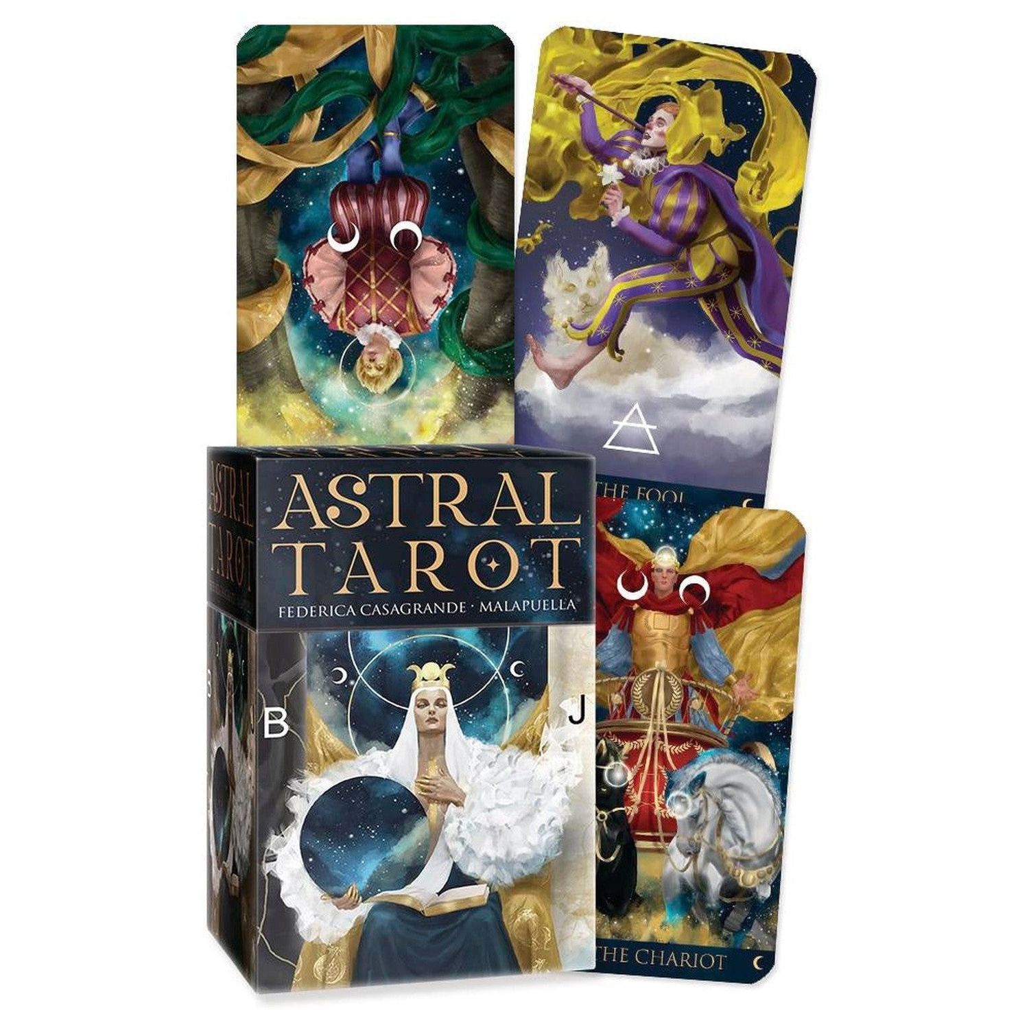 Astral Tarot Deck by Malapuella, Federica Casagrande, SKU LW2357, UPC 700317396581