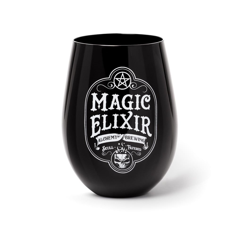 17 oz Black Drinking Glass - Magic Elixir, SKU AL-SG5, UPC 700317354024