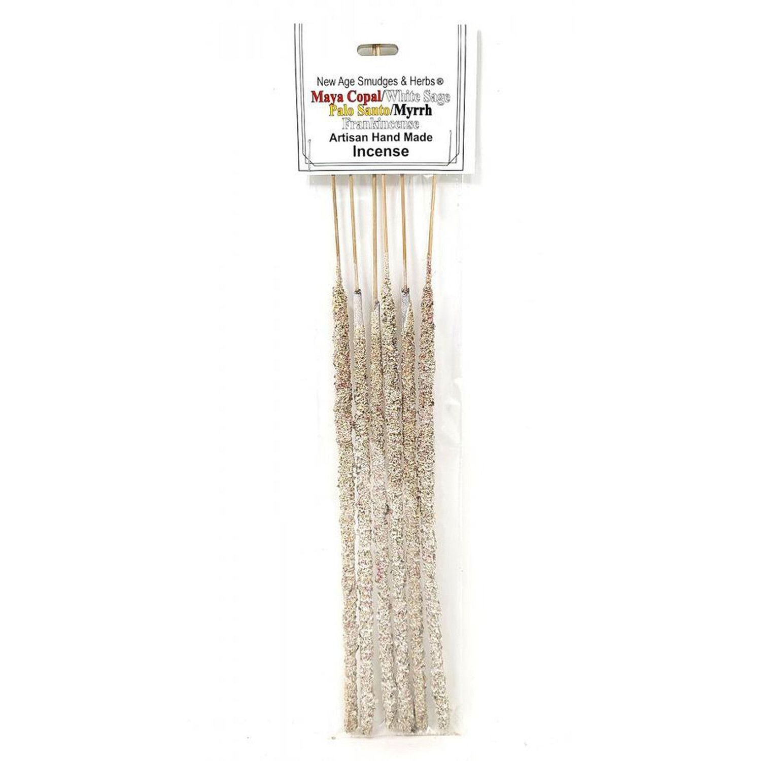 Artisan Handmade Resin &amp; Herb Incense Sticks - 5 Herb Blend (6 Pack), SKU RI17, UPC 700317375920