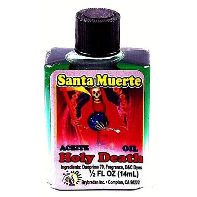 1/2 oz Brybradan Spiritual Oil - Holy Death Green, SKU RM-49068, UPC 700317362425