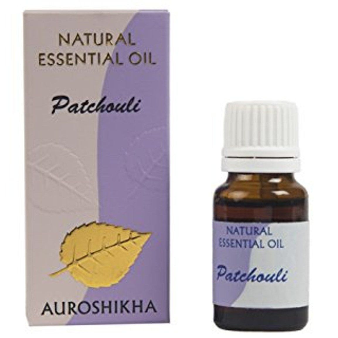 10 ml Auroshikha Essential Oil - Patchouli, SKU K01-02-AO-PA, UPC 700317395805