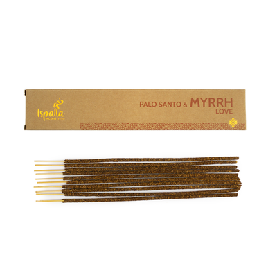 Ispalla - Love (Palo Santo &amp; Myrrh) Incense Sticks (10 Pack), SKU C07-03-IPS-PMDZ, UPC 700317372783