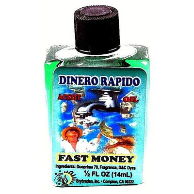 1/2 oz Brybradan Spiritual Oil - Fast Money, SKU RM-UNK287233, UPC 700317363088