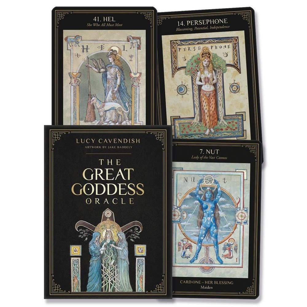 The Great Goddess Oracle by Lucy Cavendish, Jake Baddeley, SKU LW2248, UPC 700317378525