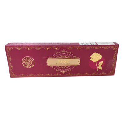 Rose, Vanilla &amp; Touch of Fougere Premium Artisan Incense Sticks 100 gram, SKU R100-RS, UPC 70031741…