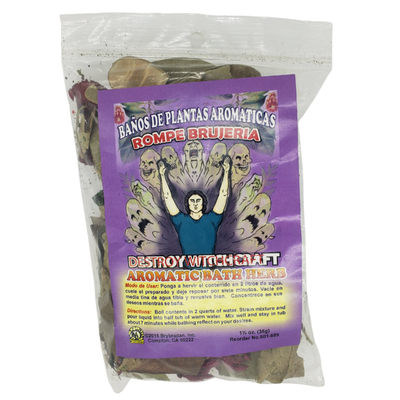 Brybradan Aromatic Bath Herbs - Destroy Witchcraft, SKU RM-601689, UPC 700317365266