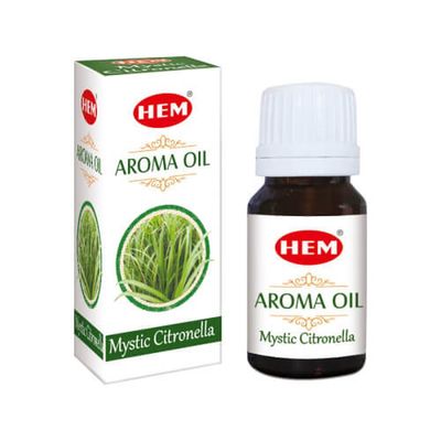 10 ml Hem Aroma Oils - Mystic Citronella, SKU Hoil-CT-1, UPC 700317303015