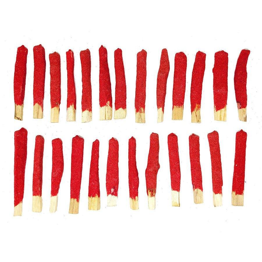 4&quot; Sandalwood Dipped Palo Santo Sticks (5 Pack), SKU R052-PSDIP-SD-1, UPC 700317389262