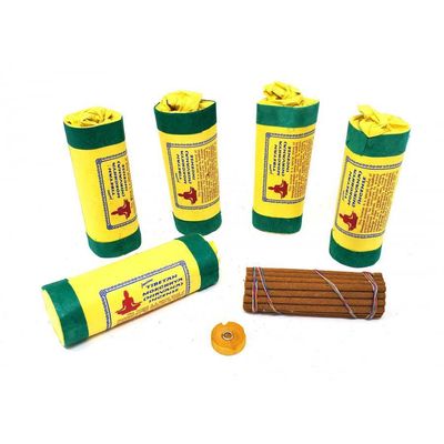 4.5&quot; Tibetan Incense Dhoop - Nirvana (5 Packs of 30 Sticks), SKU I10-14-TI-BINS146, UPC 700317373056