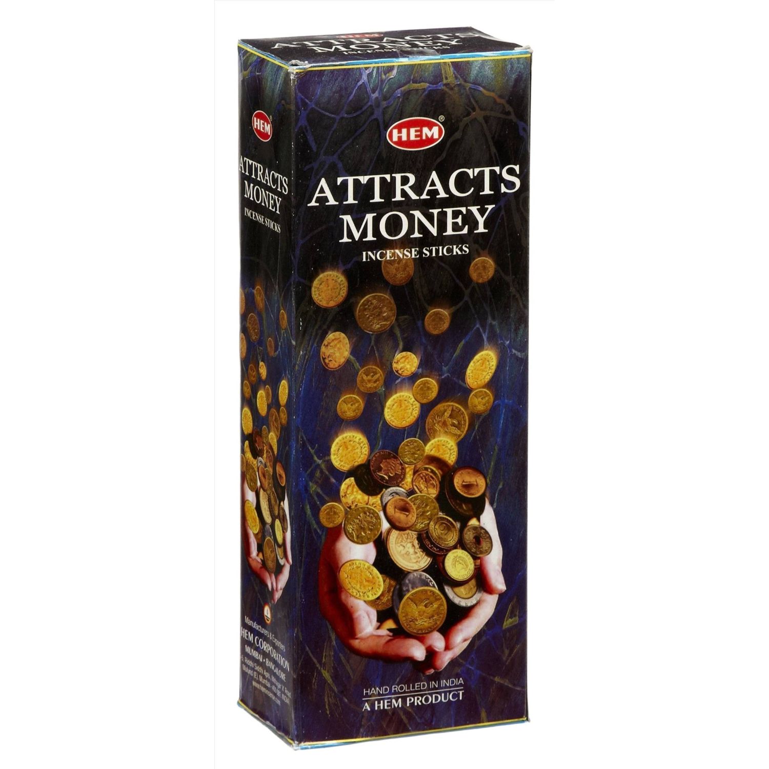 16&quot; Attract Money Jumbo Hem Incense Sticks (6 Pack Case - 10 Sticks Each Pack), SKU C01-03-Hem Jumb…