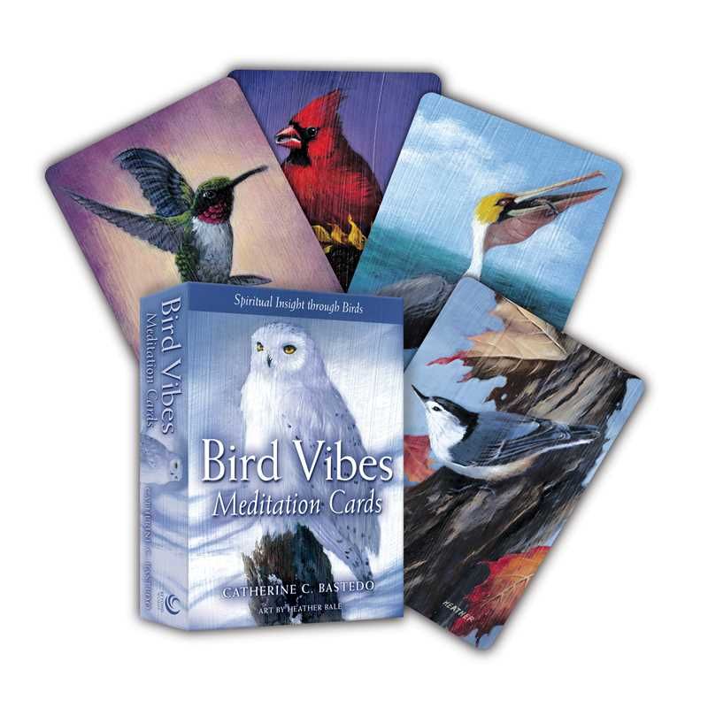 Bird Vibes Meditation Cards by Catherine C. Bastedo, Heather Bale, SKU SS-287, UPC 700317393801