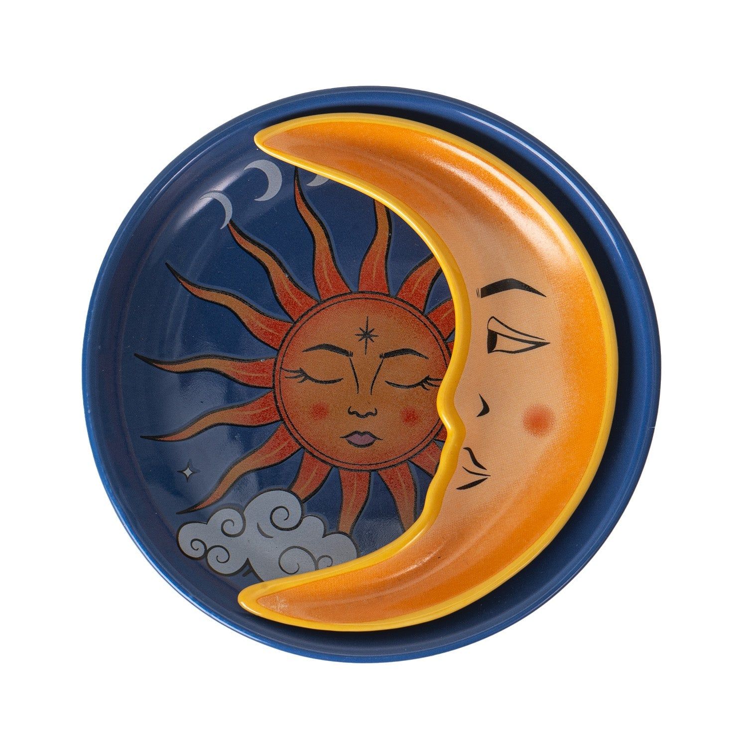 4.3&quot; Sun and Moon Trinket Dish, SKU PG-16010, UPC 700317396079