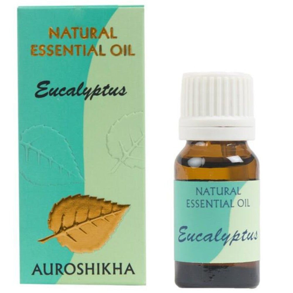 10 ml Auroshikha Essential Oil - Eucalyptus, SKU H07-111-AO-E, UPC 700317395768