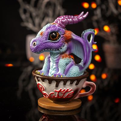 6&quot; Latte with Eugene the Dragon Statue, SKU PG-15538, UPC 700317315100