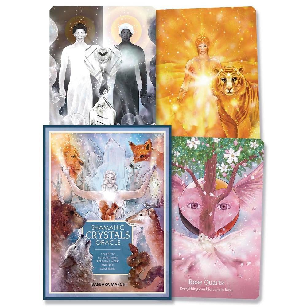 Shamanic Crystals Oracle by Barbara Marchi, Cristina Fontana, SKU LW2376, UPC 700317407508