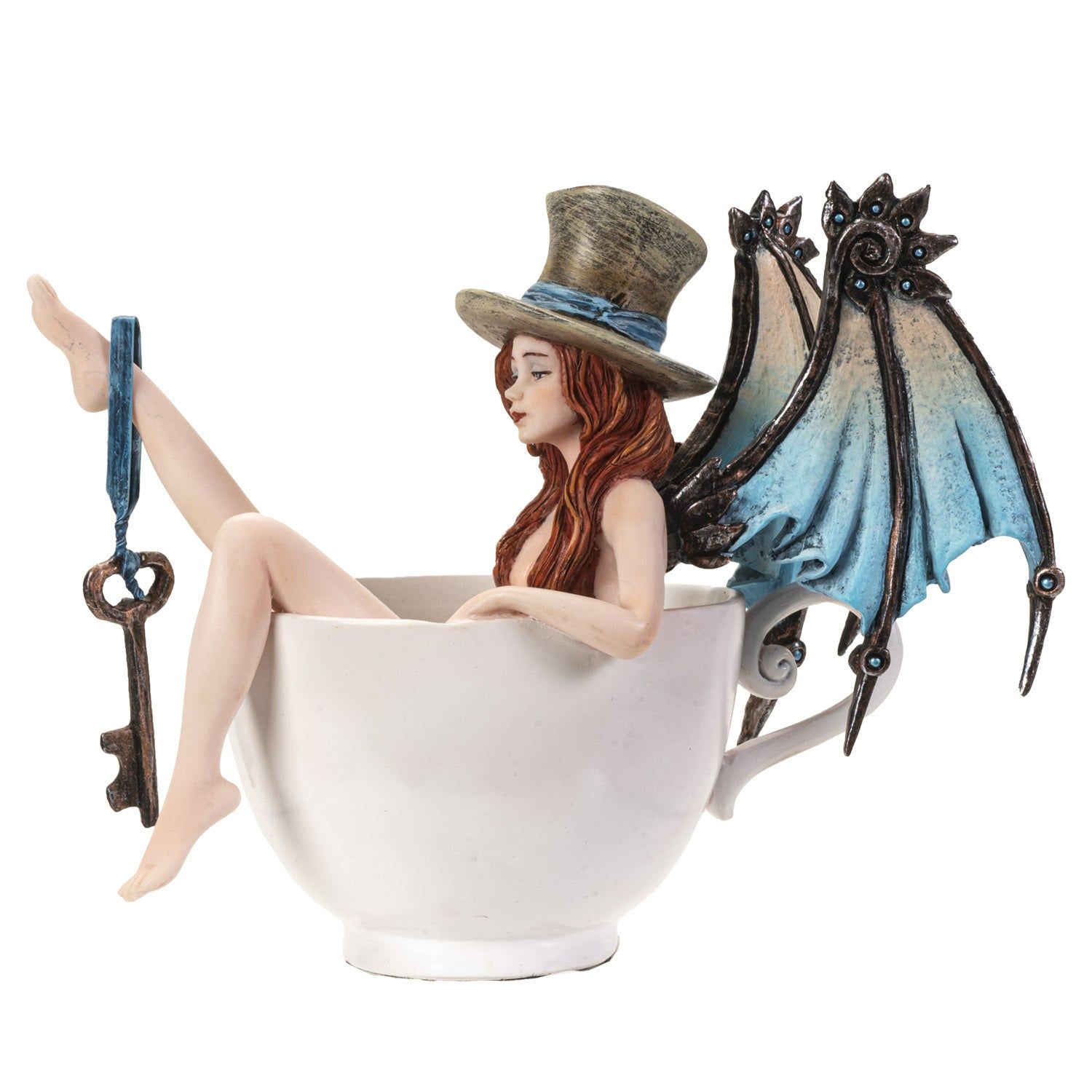 6.2&quot; Amy Brown Fairy Statue - Steampunk Bath, SKU PG-14922, UPC 700317413141
