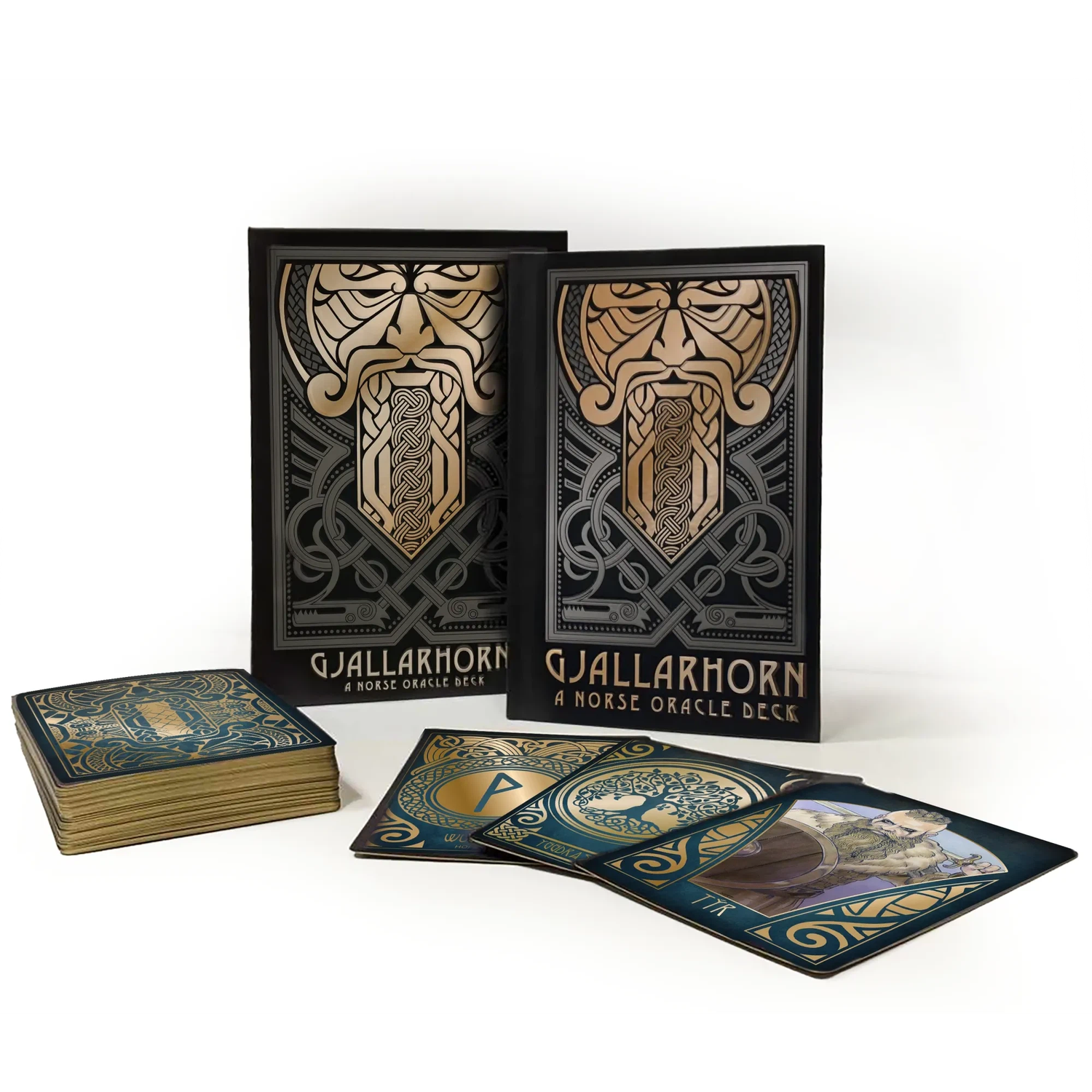 Gjallarhorn: A Norse Oracle Deck by Jillian Kristina, Matt Hughes, SKU UG-GJA62, UPC 700317412847