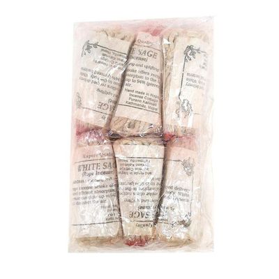Tibetan Rope Incense - White Sage (35-45 Ropes), SKU H01-28-TWS-1, UPC 700317385493