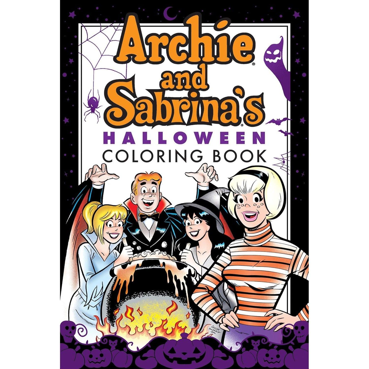 Archie &amp; Sabrina&#39;s Halloween Coloring Book by Archie Superstars, SKU PH-512, UPC 700317358596