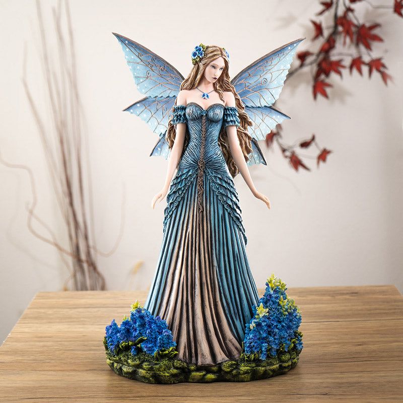 16.5&quot; Lavender Fairy Statue, SKU PG-15786, UPC 700317370048