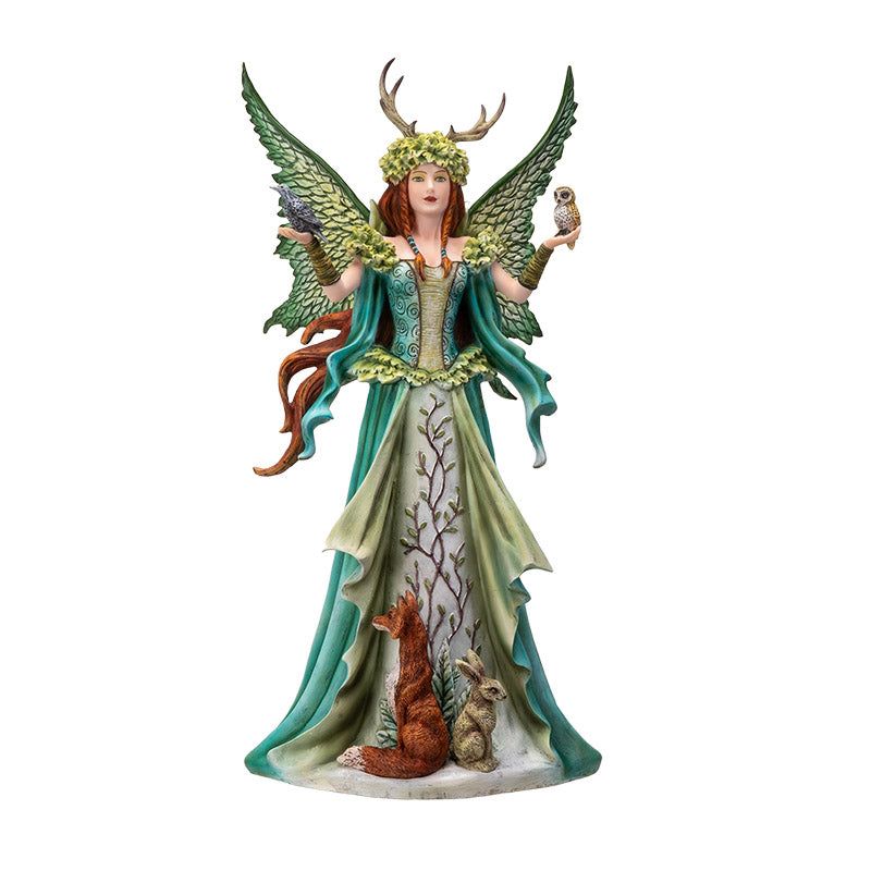18&quot; Amy Brown Fairy Statue - Caretaker Forest Fairy, SKU PG-15473, UPC 700317356325