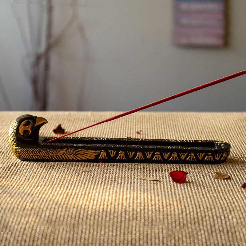 9.8&quot; Horus Stick Incense Burner, SKU PG-15605, UPC 700317359845