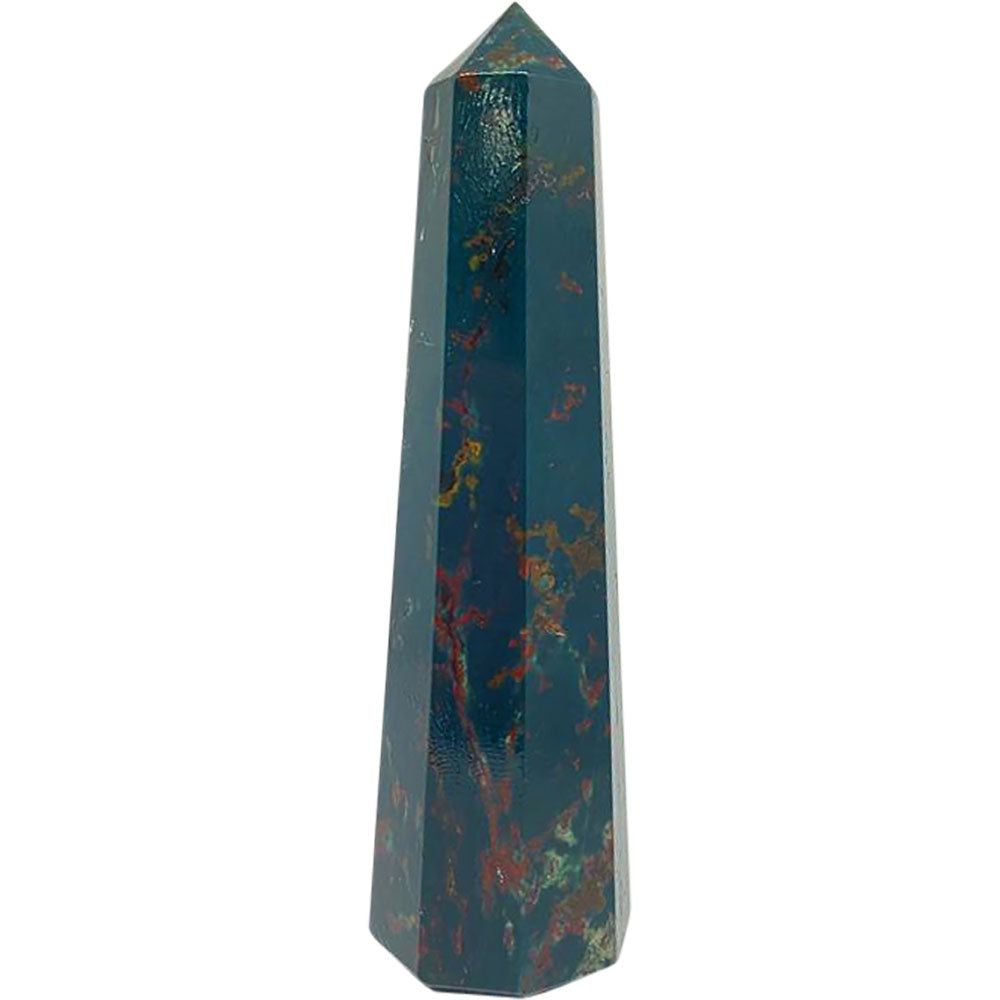 3-4&quot; Gemstone Obelisk - Bloodstone, SKU KH-76189, UPC 700317374701