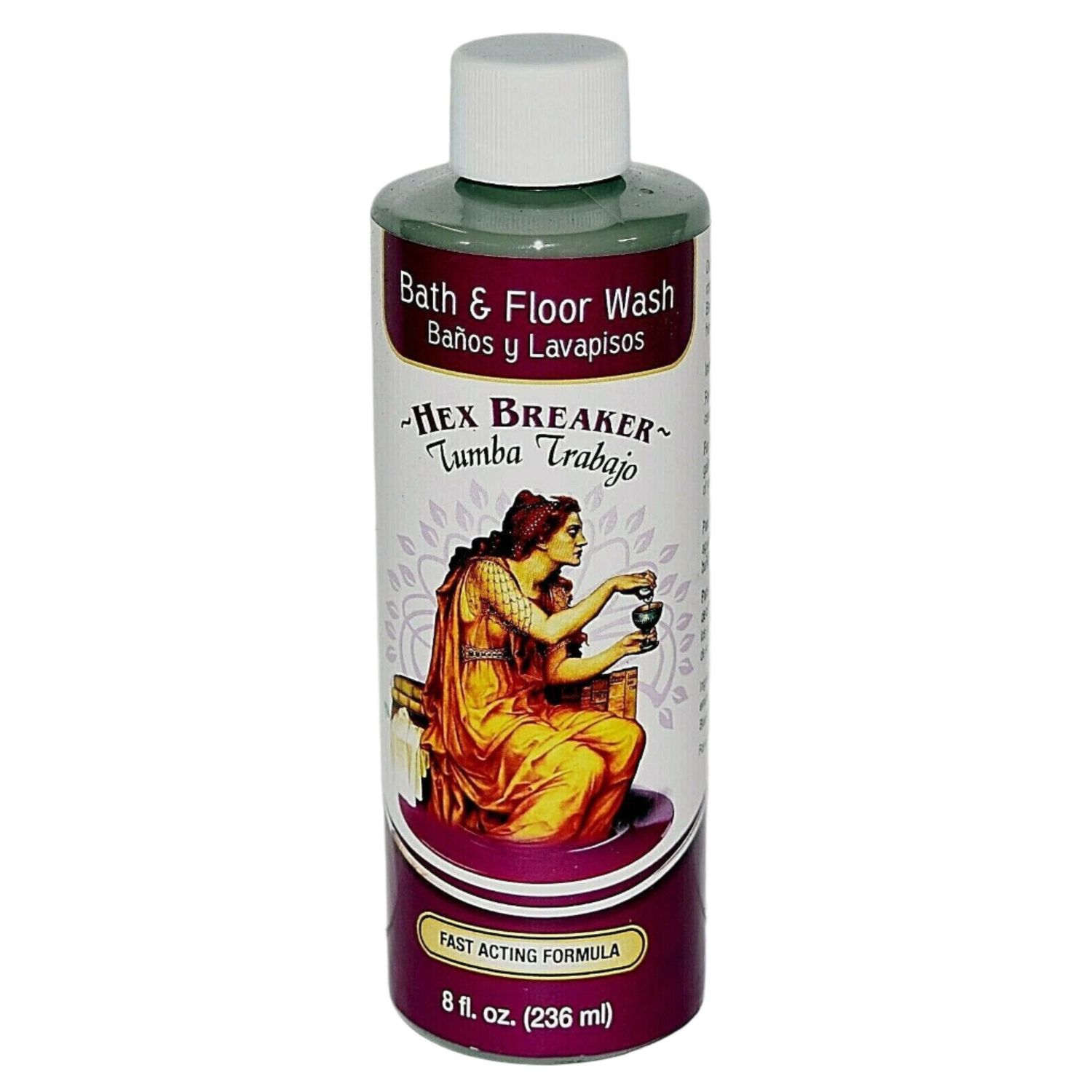 8 oz Aura Bath &amp; Floor Wash - Hex Breaker (Tumba Trabajo), SKU RM-488761, UPC 700317365655