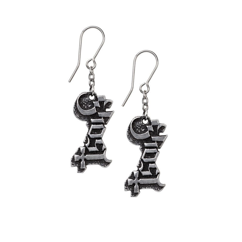 Ghost: Logo Earrings, SKU AL-PE16, UPC 700317314714