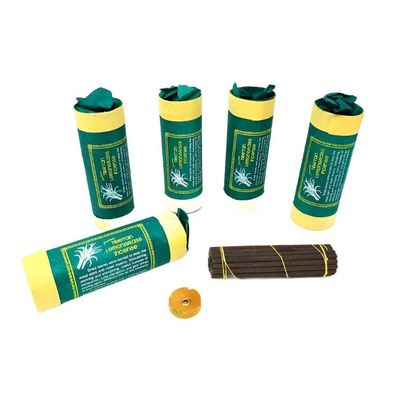 4.5&quot; Tibetan Incense Dhoop - Lemongrass (5 Packs of 30 Sticks), SKU I10-09-TI-BINS141, UPC 70031737…