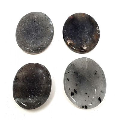 Worry Stone - Grey Aventurine, SKU U00-13-WOST-13-1, UPC 700317382171