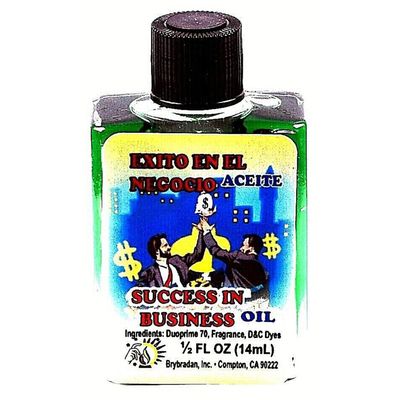 1/2 oz Brybradan Spiritual Oil - Success In Business, SKU RM-UNK287610, UPC 700317363439